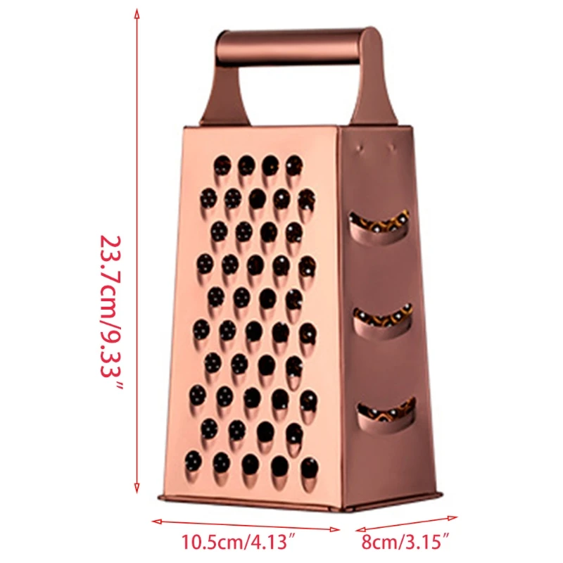 Professional Box Grater 100% Stainless Steel With 4 Sides For Parmesan Cheese Vegetables Ginger Hand Shaver Cheese Fruit
Professional Box Grater 100% Stainless Steel With 4 Sides For Parmesan Cheese Vegetables Ginger Hand Shaver Cheese Fruit