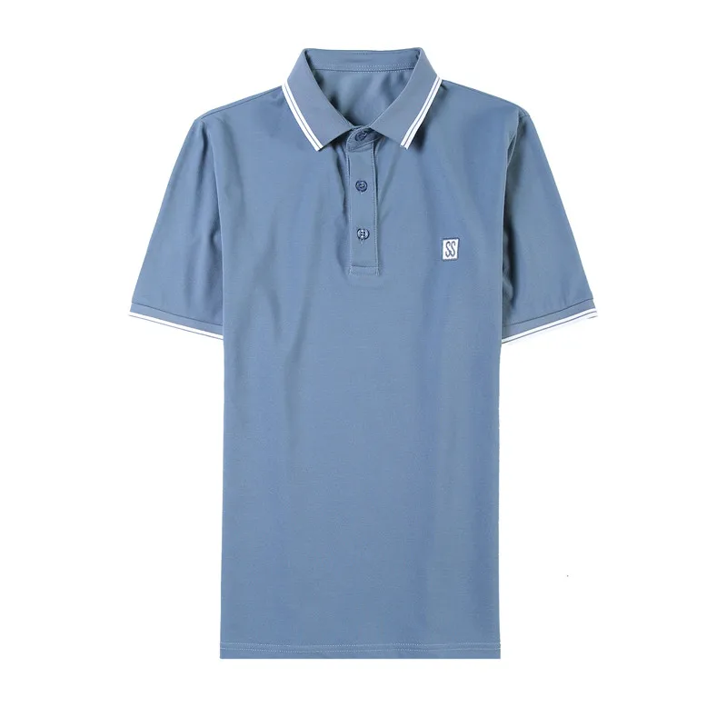 British Style Summer Solid Turn Down Collar Men Polo Shirts Short Sleeve Slim Fit Casual Letter Embroidery Thin Tee Homme 3XL-M
British Style Summer Solid Turn Down Collar Men Polo Shirts Short Sleeve Slim Fit Casual Letter Embroidery Thin Tee Homme 3XL-M