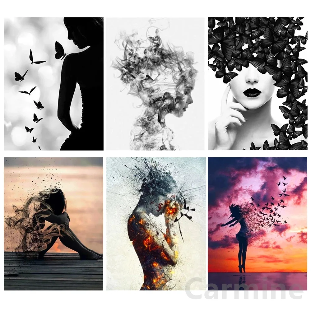 DIY 5D Diamond Painting Woman Portrait Black And White Cross Stitch Embroidery Picture Full Round&Square Drill Home Decoration
DIY 5D Diamond Painting Woman Portrait Black And White Cross Stitch Embroidery Picture Full Round&Square Drill Home Decoration