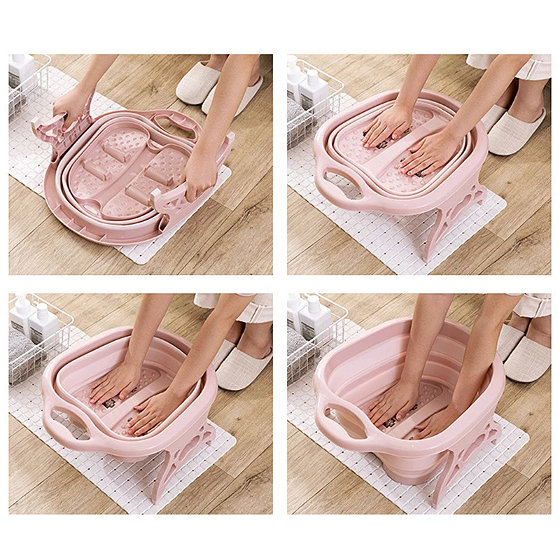 Foldable Footbath plain foaming massage bucket Plastic foot bath basin large heightening footbath fording barrel Reduce Pressure
Foldable Footbath plain foaming massage bucket Plastic foot bath basin large heightening footbath fording barrel Reduce Pressure