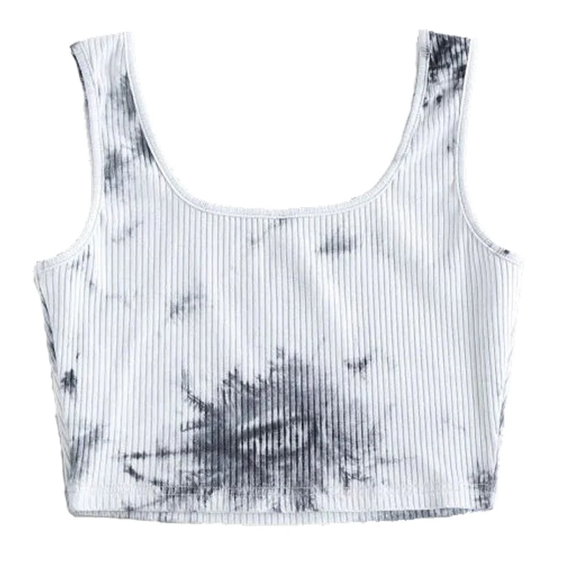 Summer Tank Crop Top Women 90S Vintage Tie-Dye Print Sleeveless Vest Tops Casual Ladies Ribbed Knitted Tops E-Girl Y2K Camis 
Summer Tank Crop Top Women 90S Vintage Tie-Dye Print Sleeveless Vest Tops Casual Ladies Ribbed Knitted Tops E-Girl Y2K Camis