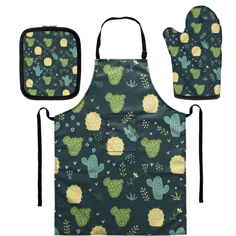 Cactus Printed Household Baking Gloves Insulation Mat Microwave Oven Cooking Mitts Nordic Kitchen Baking Potholders Decoration
Cactus Printed Household Baking Gloves Insulation Mat Microwave Oven Cooking Mitts Nordic Kitchen Baking Potholders Decoration
