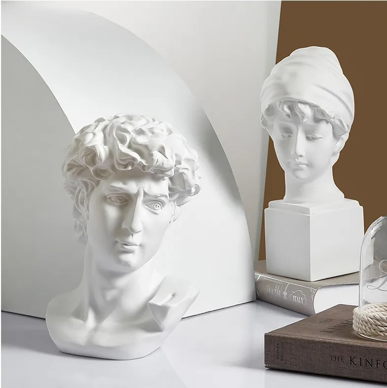 Nordic Character Sculpture Crafts david Plaster Statue Resin Art Avatar Wine Cabinet Home Living Room Decoration Sketch Facial F
Nordic Character Sculpture Crafts david Plaster Statue Resin Art Avatar Wine Cabinet Home Living Room Decoration Sketch Facial F