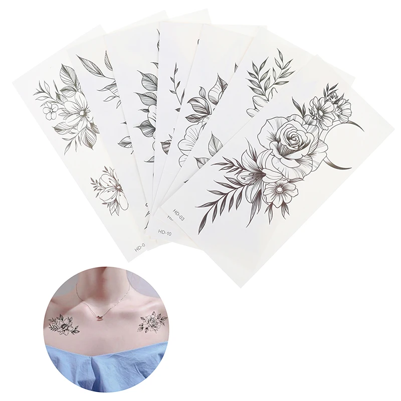 1pc Full Flower Temporary Tattoo Sticker Black Roses Design Arm Body Art Fashion Women Girl Fake Tattoo Sticker
1pc Full Flower Temporary Tattoo Sticker Black Roses Design Arm Body Art Fashion Women Girl Fake Tattoo Sticker