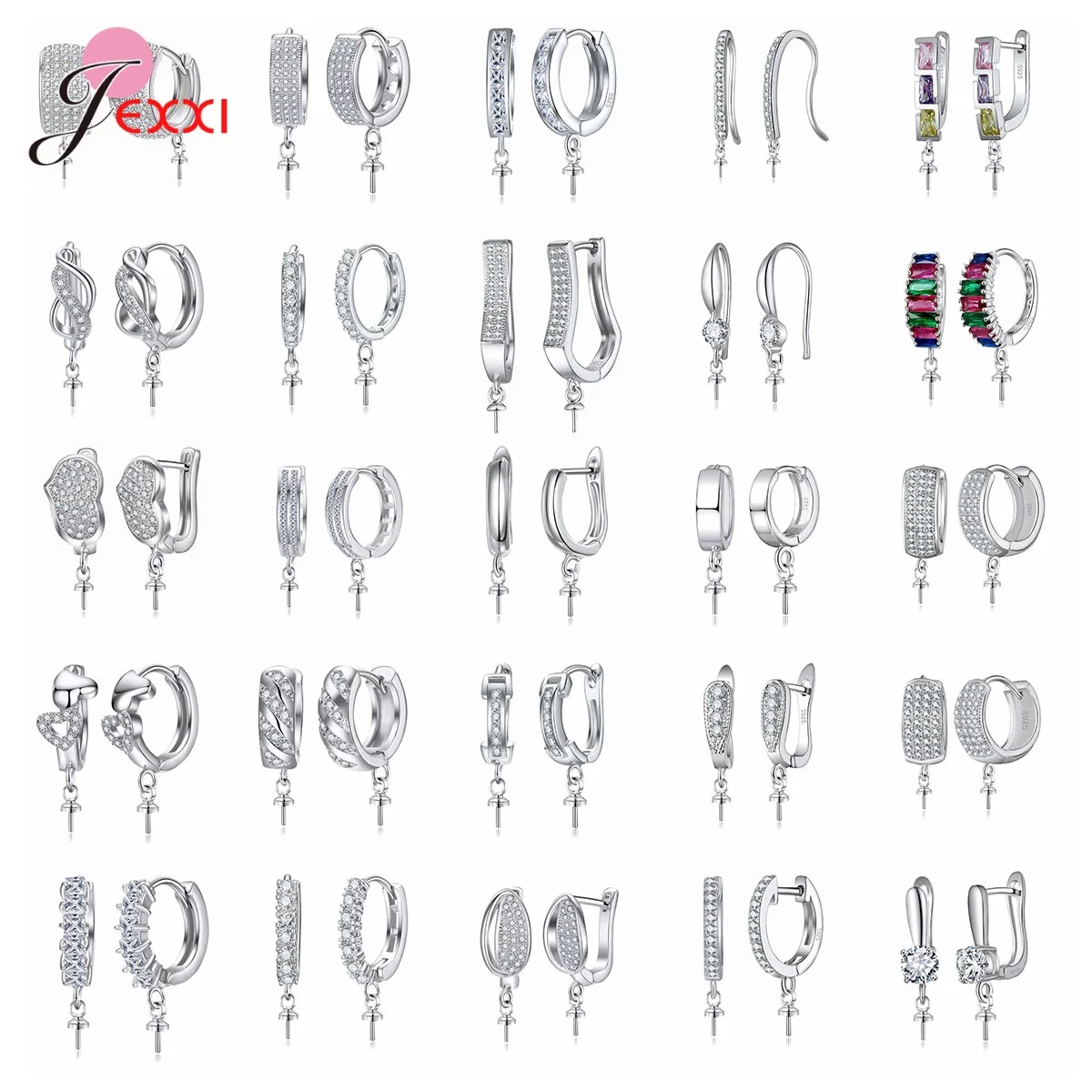 Jewelry Findings & Components Drop Earrings Accessory 925 Sterling Silver Austrian Crystal DIY Jewelry Connector Making
Jewelry Findings & Components Drop Earrings Accessory 925 Sterling Silver Austrian Crystal DIY Jewelry Connector Making