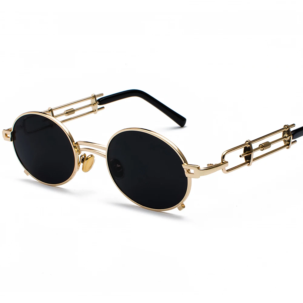 Men Metal Oval Frame Steampunk Gothic Vampire Sunglasses Unique Retro 20s Sun Glasses Cosplay Styling Oculos De Sol
Men Metal Oval Frame Steampunk Gothic Vampire Sunglasses Unique Retro 20s Sun Glasses Cosplay Styling Oculos De Sol
