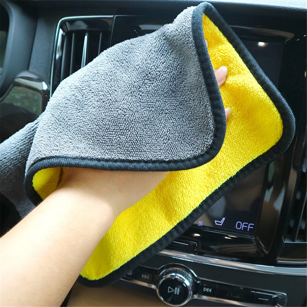 1pc Car Care Polishing Wash Towels Plush Microfiber Washing Drying Towel Strong Thick Plush Polyester Fiber Car Cleaning Cloth
1pc Car Care Polishing Wash Towels Plush Microfiber Washing Drying Towel Strong Thick Plush Polyester Fiber Car Cleaning Cloth