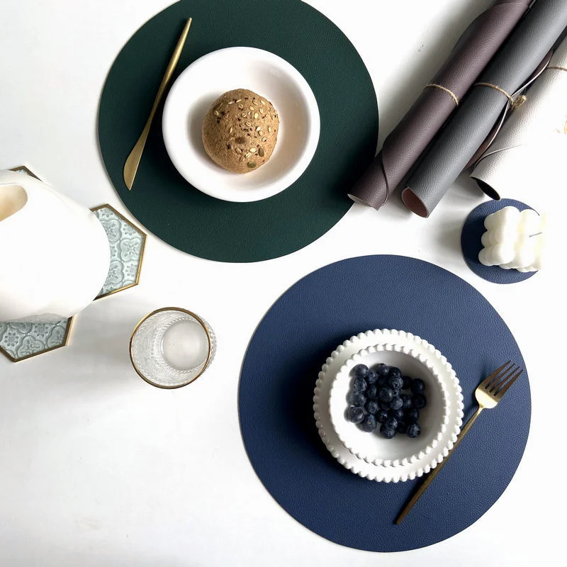 Table Mats Nordic Style 4Pcs Placemats Waterproof Round Placemats Anti-Scalding Washable Kitchen Accessories Desktop Decoration
Table Mats Nordic Style 4Pcs Placemats Waterproof Round Placemats Anti-Scalding Washable Kitchen Accessories Desktop Decoration