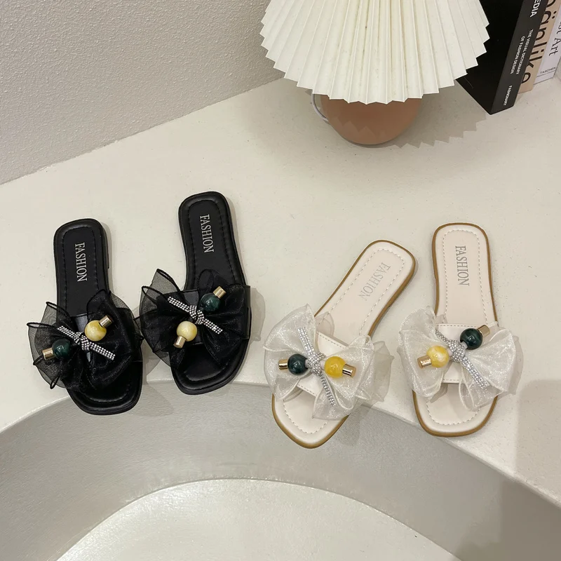 Rubber Slippers Flat Shoes Female Luxury Slides Slipers Women Butterfly-Knot Designer 2021 Soft Summer Basic Fabric Rome PU Butt
Rubber Slippers Flat Shoes Female Luxury Slides Slipers Women Butterfly-Knot Designer 2021 Soft Summer Basic Fabric Rome PU Butt