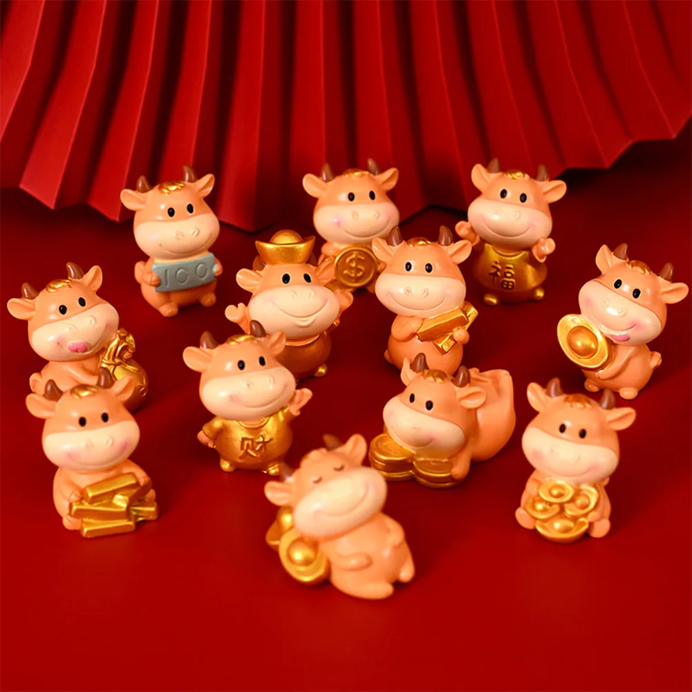 Ox Toy Action Figure Car Decorations New Year Decorations Year of Ox Action Figures Dashboard Desktop Decoration Car Accessories
Ox Toy Action Figure Car Decorations New Year Decorations Year of Ox Action Figures Dashboard Desktop Decoration Car Accessories