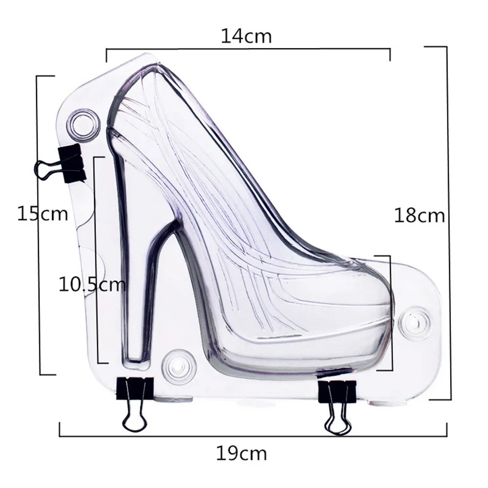 3D Fondant Cake Mould Non-Stick Food Grade Plastic DIY High Heel Baking Chocolate Pastry Mold Durable Decorating Tools Gadgets
3D Fondant Cake Mould Non-Stick Food Grade Plastic DIY High Heel Baking Chocolate Pastry Mold Durable Decorating Tools Gadgets