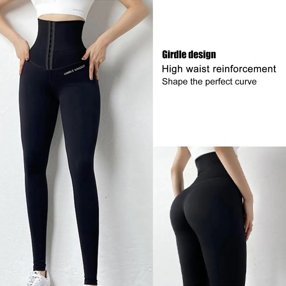 Women Yoga Pants 2021 Solid Color Tummy Control Fitness Leggings Women High Waist Three-breasted Corset Yoga Pants Activewear
Women Yoga Pants 2021 Solid Color Tummy Control Fitness Leggings Women High Waist Three-breasted Corset Yoga Pants Activewear