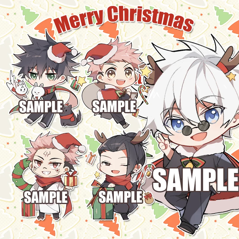 Japan Anime Jujutsu Kaisen Gojo Satoru Yuji Itadori Christmas theme Cosplay Keychain Acrylic Keyring Pendant Toy
Japan Anime Jujutsu Kaisen Gojo Satoru Yuji Itadori Christmas theme Cosplay Keychain Acrylic Keyring Pendant Toy
