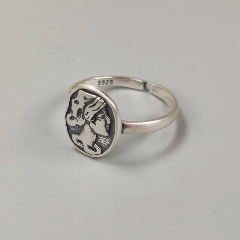 925 Sterling Silver Rings Retro High Quality New Design Jewelry Gold Plated Women Hip Hop Birthday Gift
925 Sterling Silver Rings Retro High Quality New Design Jewelry Gold Plated Women Hip Hop Birthday Gift