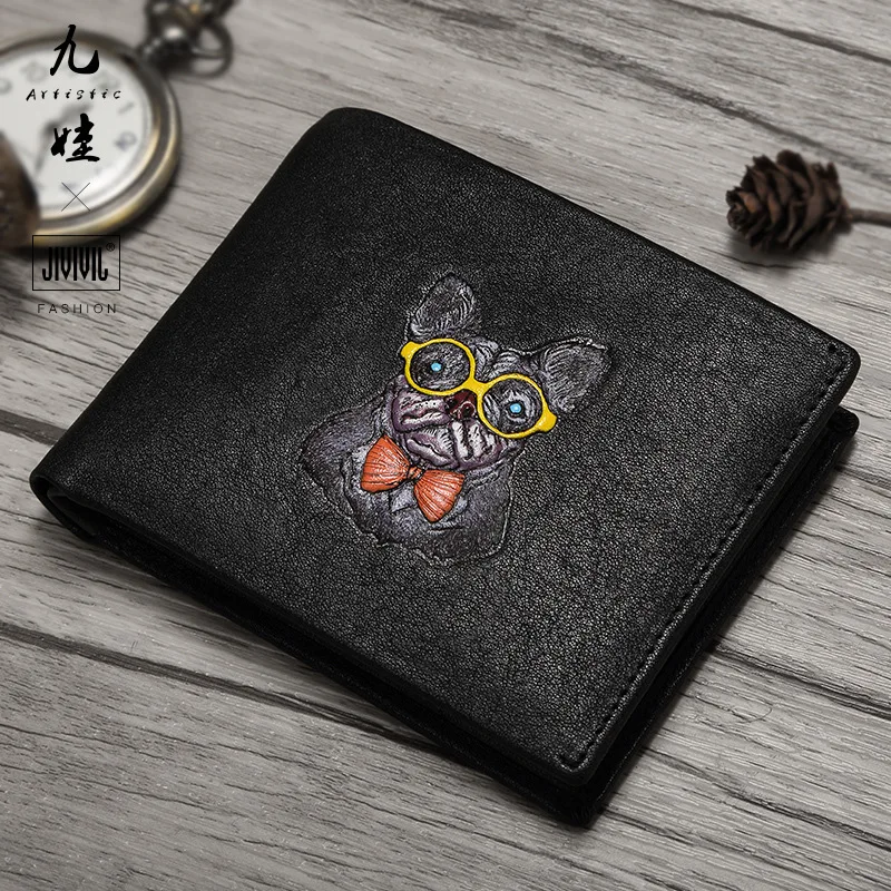 Hot Sale Genuine Leather Men Wallet Long Design Card Holder Male Wallet High Quality Cute Dog Design Colored Drawing Purse
Hot Sale Genuine Leather Men Wallet Long Design Card Holder Male Wallet High Quality Cute Dog Design Colored Drawing Purse