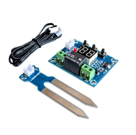 XH-M214 Soil Humidity Controller Module Digital Display Accurate Flower Potted Plants Digital Display Automatic Watering.
XH-M214 Soil Humidity Controller Module Digital Display Accurate Flower Potted Plants Digital Display Automatic Watering.