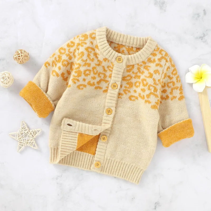 0-18M Baby Girls Sweater Coat O-neck Button-up Knitted Cardigan Kids Casual Tops for Winter Outerwear
0-18M Baby Girls Sweater Coat O-neck Button-up Knitted Cardigan Kids Casual Tops for Winter Outerwear
