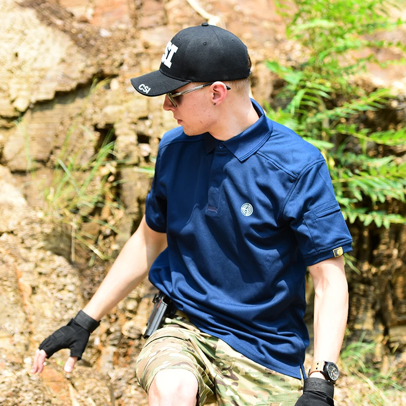 Military Tactical T Shirt Outdoor Sport Quick Dry Lapel Short Sleeve Shirt Summer Hiking Training Tee Men Clothing Casual Tops
Military Tactical T Shirt Outdoor Sport Quick Dry Lapel Short Sleeve Shirt Summer Hiking Training Tee Men Clothing Casual Tops