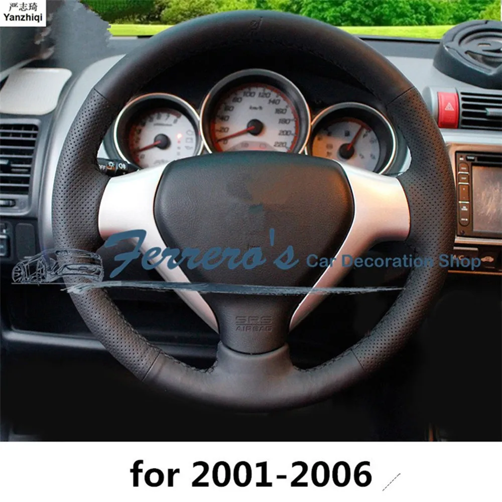 Бесплатная доставка, сшитый чехол из натуральной кожи на руль автомобиля, автомобильные аксессуары для HONDA FIT 2001-2006 2008-2011 
Бесплатная доставка, сшитый чехол из натуральной кожи на руль автомобиля, автомобильные аксессуары для HONDA FIT 2001-2006 2008-2011