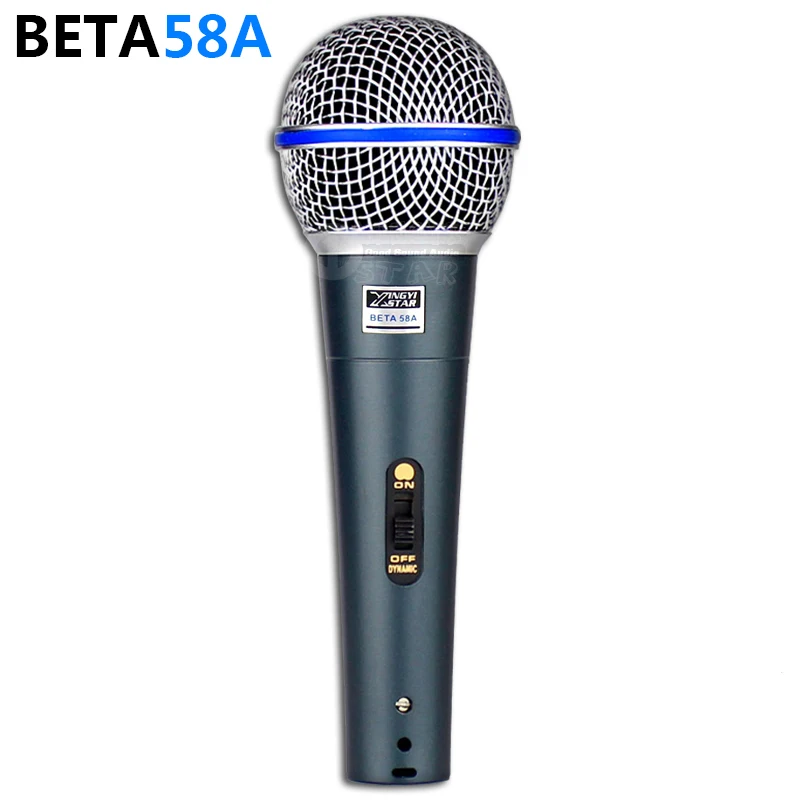 Профессиональный проводной Микрофон XLR ручной микрофон для записи голоса BETA 58A 58
