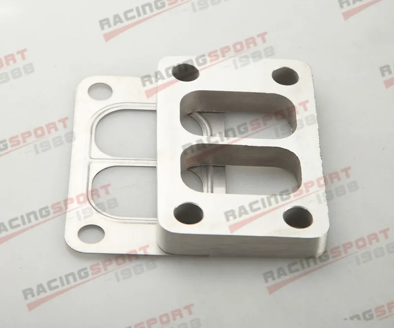 New T3 T3/T4 T04E Divide SS304 Turbo Manifold Charger Flange + SS304 Gasket
New T3 T3/T4 T04E Divide SS304 Turbo Manifold Charger Flange + SS304 Gasket