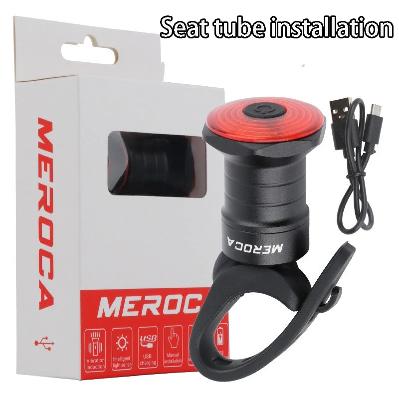 Bicycle Tail Light Automatically Start Stop Brake Sensor IPX6 Waterproof USB Rechargeable Bicycle Tail Light Bicycle LED Light 
Bicycle Tail Light Automatically Start Stop Brake Sensor IPX6 Waterproof USB Rechargeable Bicycle Tail Light Bicycle LED Light