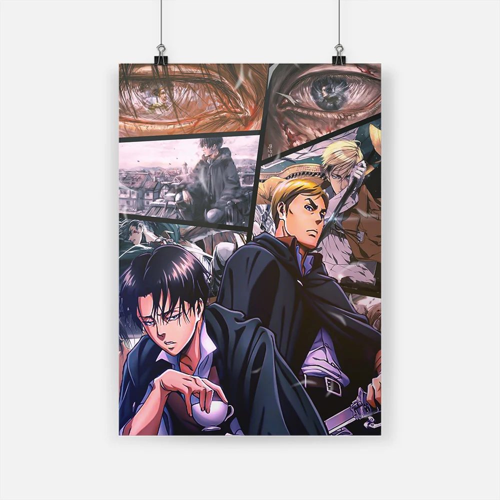 Wall Artwork Levi and Erwin Poster HD Prints Attack on Titan Canvas Painting Home Decor For Bedroom Modular Anime Pictures Frame
Wall Artwork Levi and Erwin Poster HD Prints Attack on Titan Canvas Painting Home Decor For Bedroom Modular Anime Pictures Frame