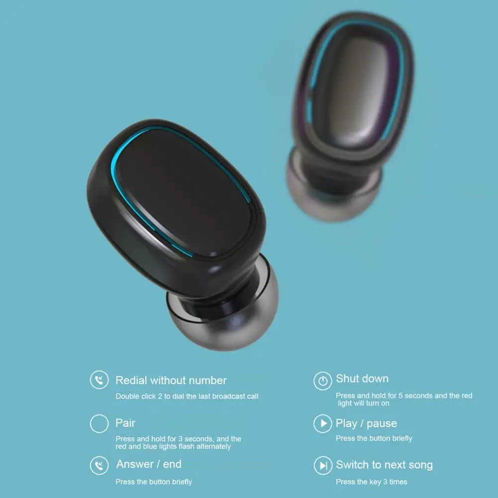 New Bluetooth 5.0 Wireless Earphones Waterproof Touch Control Sports In-ear Earbuds Wireless Headphones No Delay Sports Headsets
New Bluetooth 5.0 Wireless Earphones Waterproof Touch Control Sports In-ear Earbuds Wireless Headphones No Delay Sports Headsets