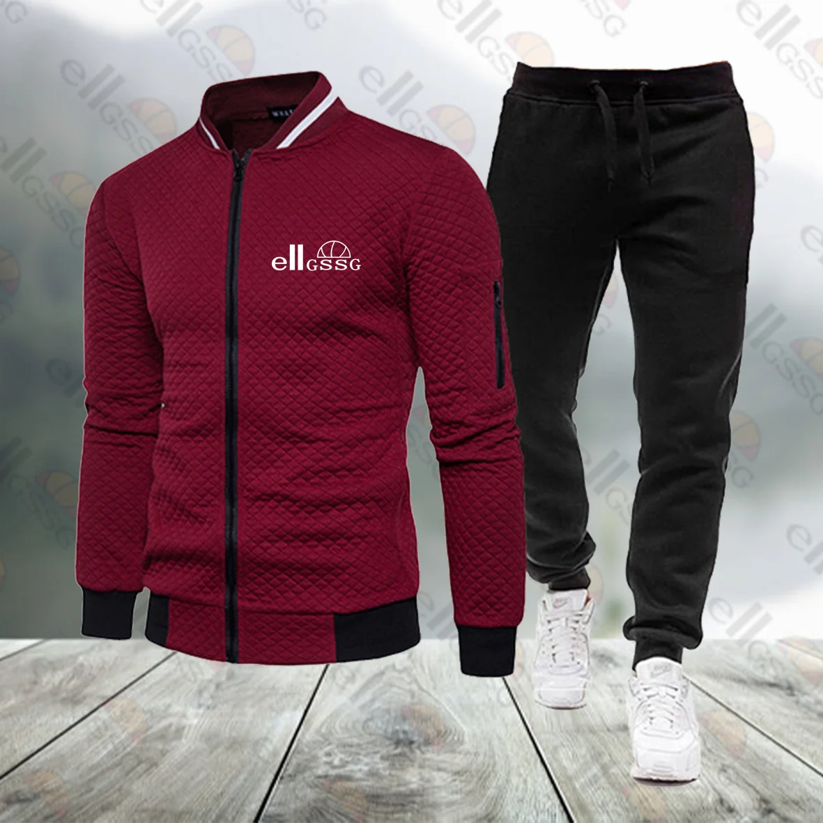 Track suit men's fashion men's printing solid color suit men's sweatshirt + sweatpants spring and autumn two-piece trend
Track suit men's fashion men's printing solid color suit men's sweatshirt + sweatpants spring and autumn two-piece trend