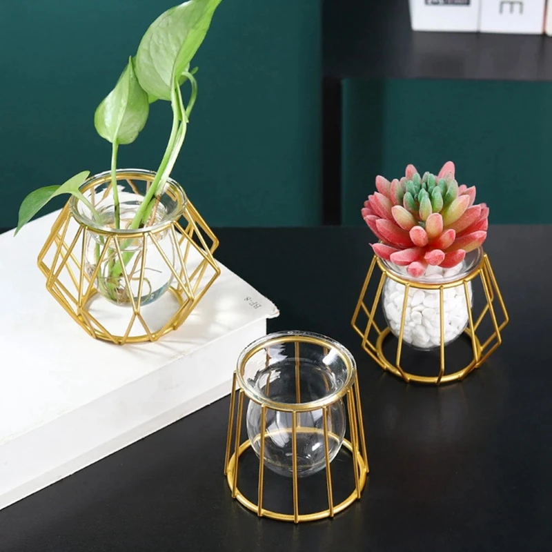 NHBR Terrarium Retro Iron Line Vase Hydroponic Plant Flower Vase Home Decor Metal Plant Holder Nordic Styles Vases Ornament 
NHBR Terrarium Retro Iron Line Vase Hydroponic Plant Flower Vase Home Decor Metal Plant Holder Nordic Styles Vases Ornament