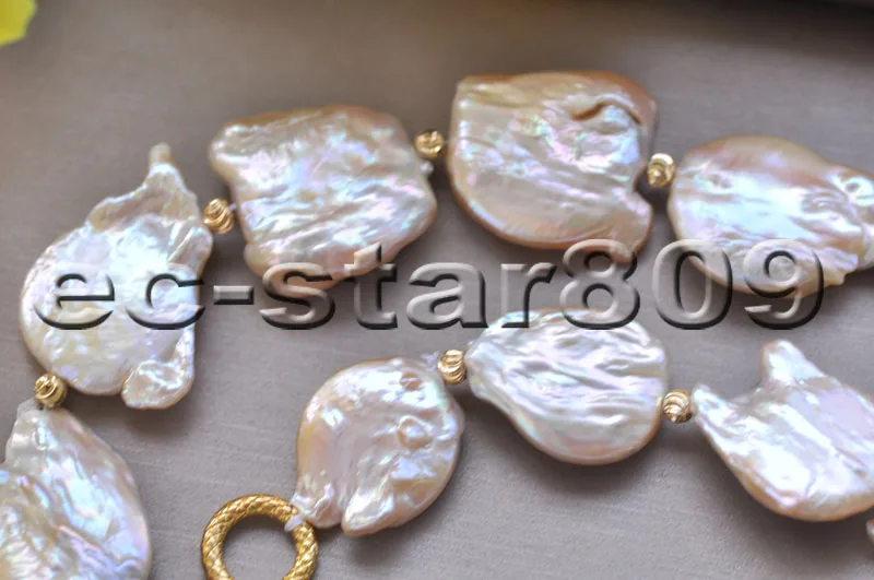 P6632 18" 25mm Pink Baroque Coin Keshi Reborn PEARL Bead Necklace Choker
P6632 18" 25mm Pink Baroque Coin Keshi Reborn PEARL Bead Necklace Choker