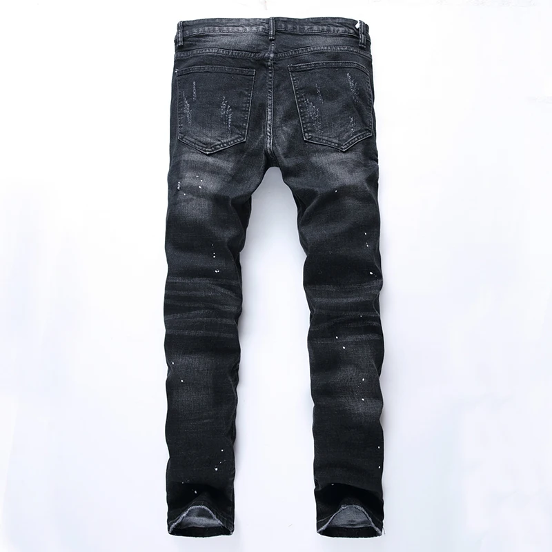 Men's Foreign Trade Elastic Jeans Hot Men's Multi Color Zipper Slim Print Light Gray Amazon Pants
Men's Foreign Trade Elastic Jeans Hot Men's Multi Color Zipper Slim Print Light Gray Amazon Pants