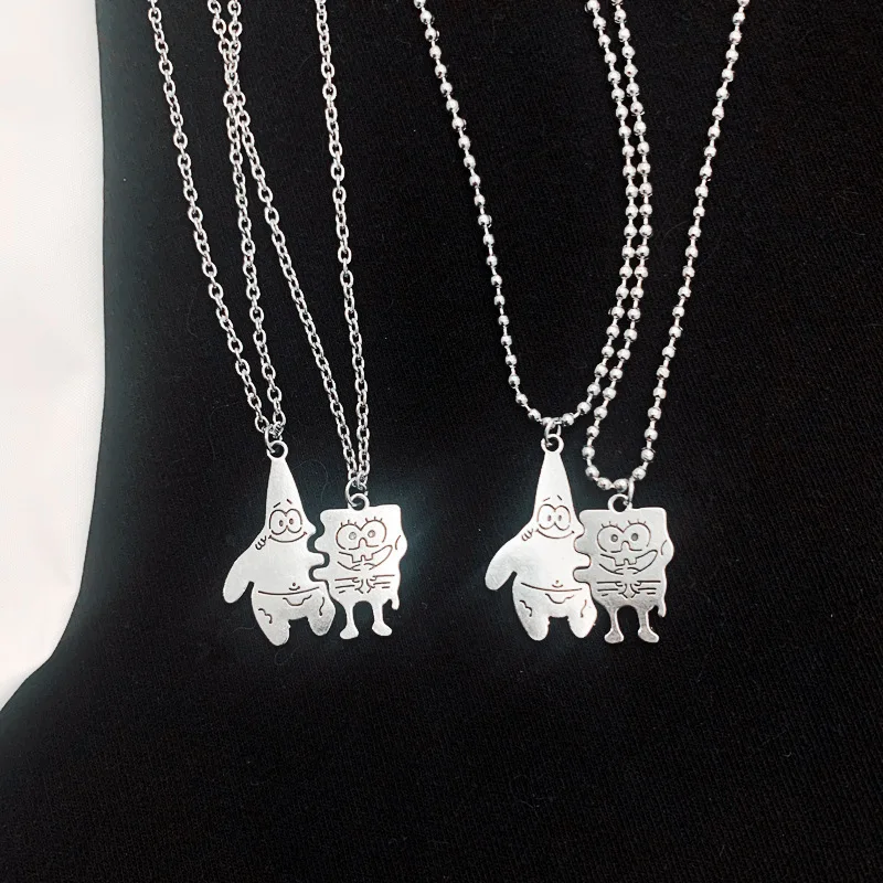 Neck chain women's necklace sponge baby couple cute chain set men's gothic pairing pendant aesthetic fashion jewelry
Neck chain women's necklace sponge baby couple cute chain set men's gothic pairing pendant aesthetic fashion jewelry