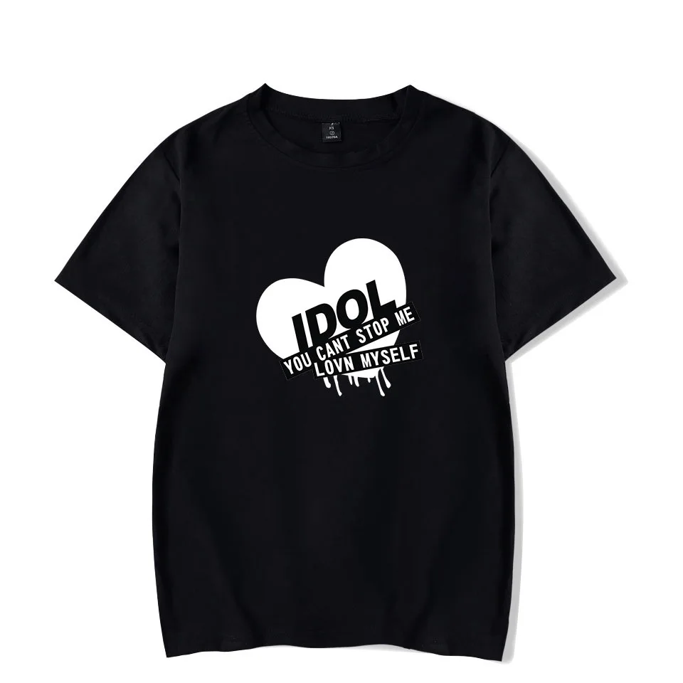 Новая модная футболка с Kpop Bangtan, футболка с надписью «IDOL You't Stop Me Love Yourself», женская и мужская футболка Bangtan Boys, повседневная хлопковая футболка...
Новая модная футболка с Kpop Bangtan, футболка с надписью «IDOL You't Stop Me Love Yourself», женская и мужская футболка Bangtan Boys, повседневная хлопковая футболка...