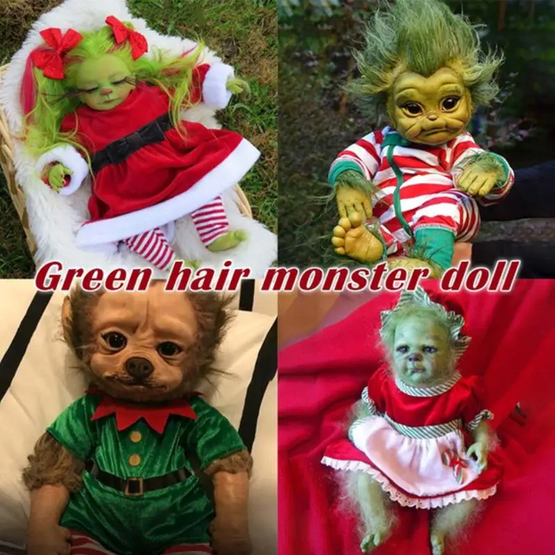 22cm Reborn Baby Grinch Toy Realistic Cartoon Doll Christmas Simualtion Doll Kids Halloween Gifts Stuffed Plush Animals Kid Toys
22cm Reborn Baby Grinch Toy Realistic Cartoon Doll Christmas Simualtion Doll Kids Halloween Gifts Stuffed Plush Animals Kid Toys
