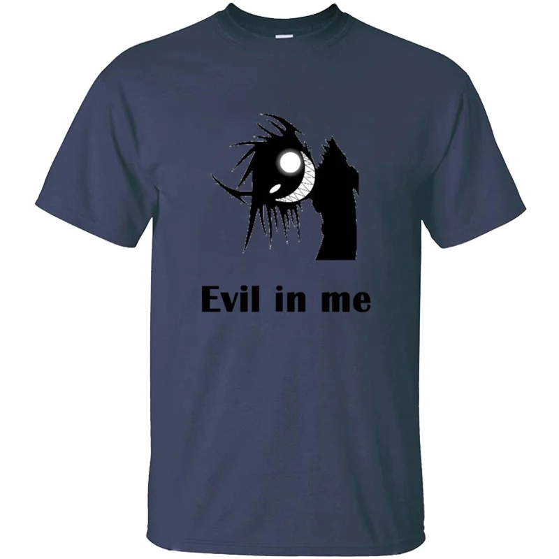 Новая мужская футболка «Evil In Me» с круглым воротником, Мужская футболка с коротким рукавом из 100% хлопка
Новая мужская футболка «Evil In Me» с круглым воротником, Мужская футболка с коротким рукавом из 100% хлопка