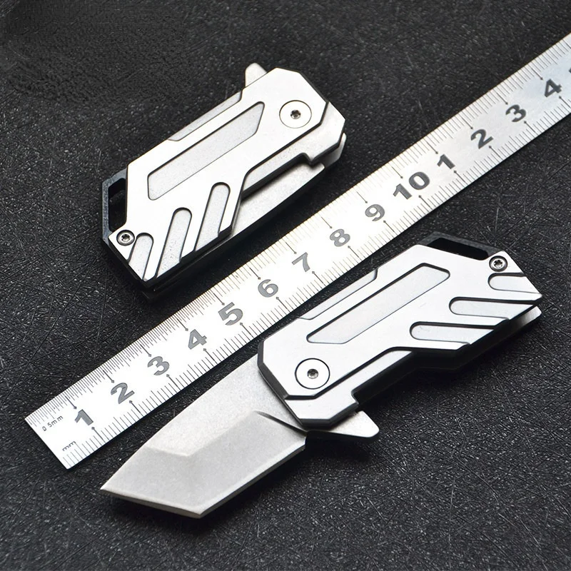 High hardness utility knife stainless steel folding knife outdoor mini EDC portable utility knife folding knife kitchen gadgets
High hardness utility knife stainless steel folding knife outdoor mini EDC portable utility knife folding knife kitchen gadgets