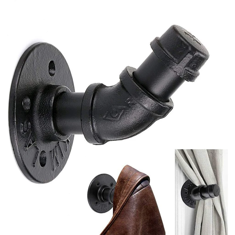 2Pcs Village Style Industrial Wall-mounted Coat Hooks Living Room Clothes Bag Towel Curtain Hanging Holder
2Pcs Village Style Industrial Wall-mounted Coat Hooks Living Room Clothes Bag Towel Curtain Hanging Holder
