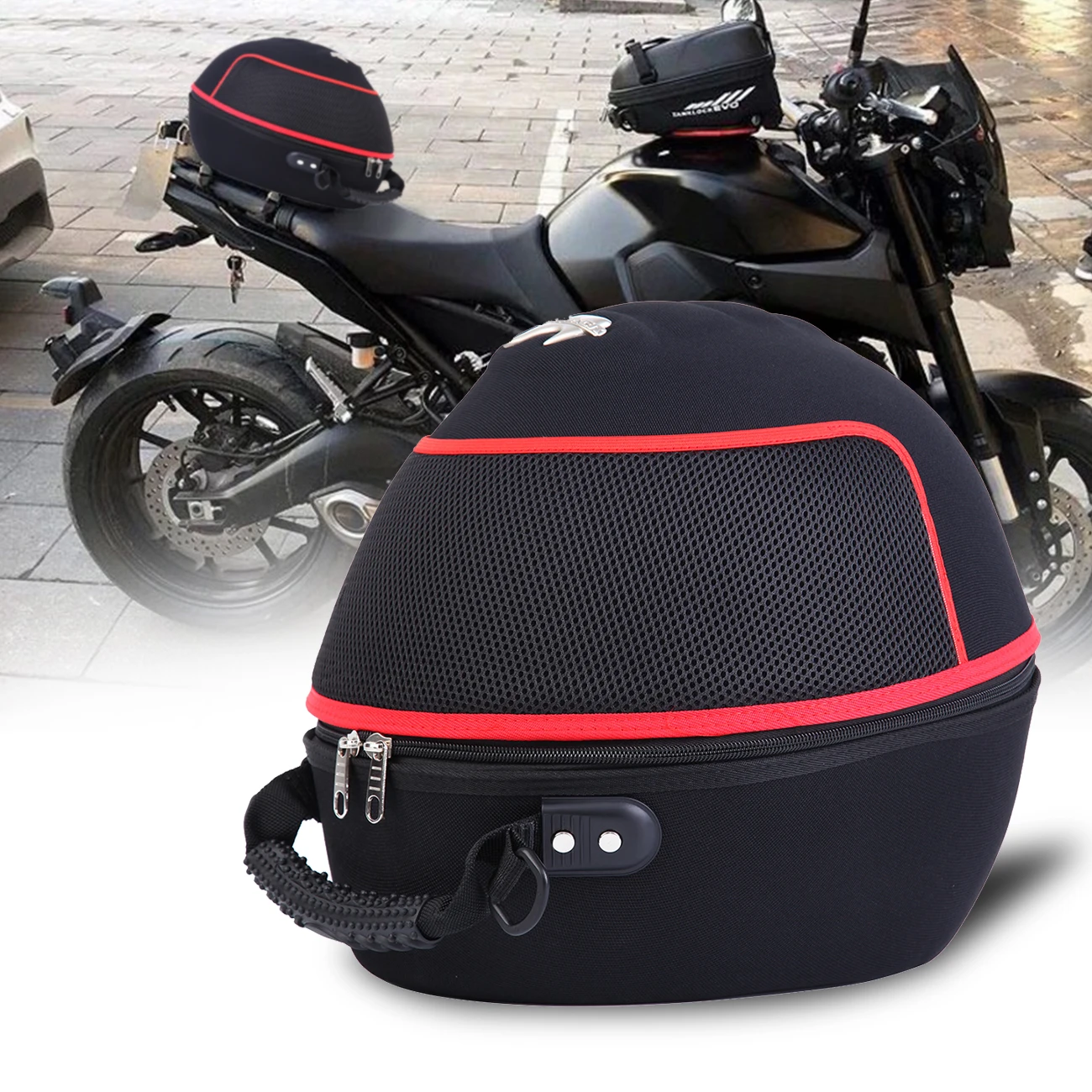 Samger Red Motorcycle Helmet Bag Tail Pack Handbag Travel Storage Luggage Carrier Case Motorbike Multifunctional Tool S/L
Samger Red Motorcycle Helmet Bag Tail Pack Handbag Travel Storage Luggage Carrier Case Motorbike Multifunctional Tool S/L