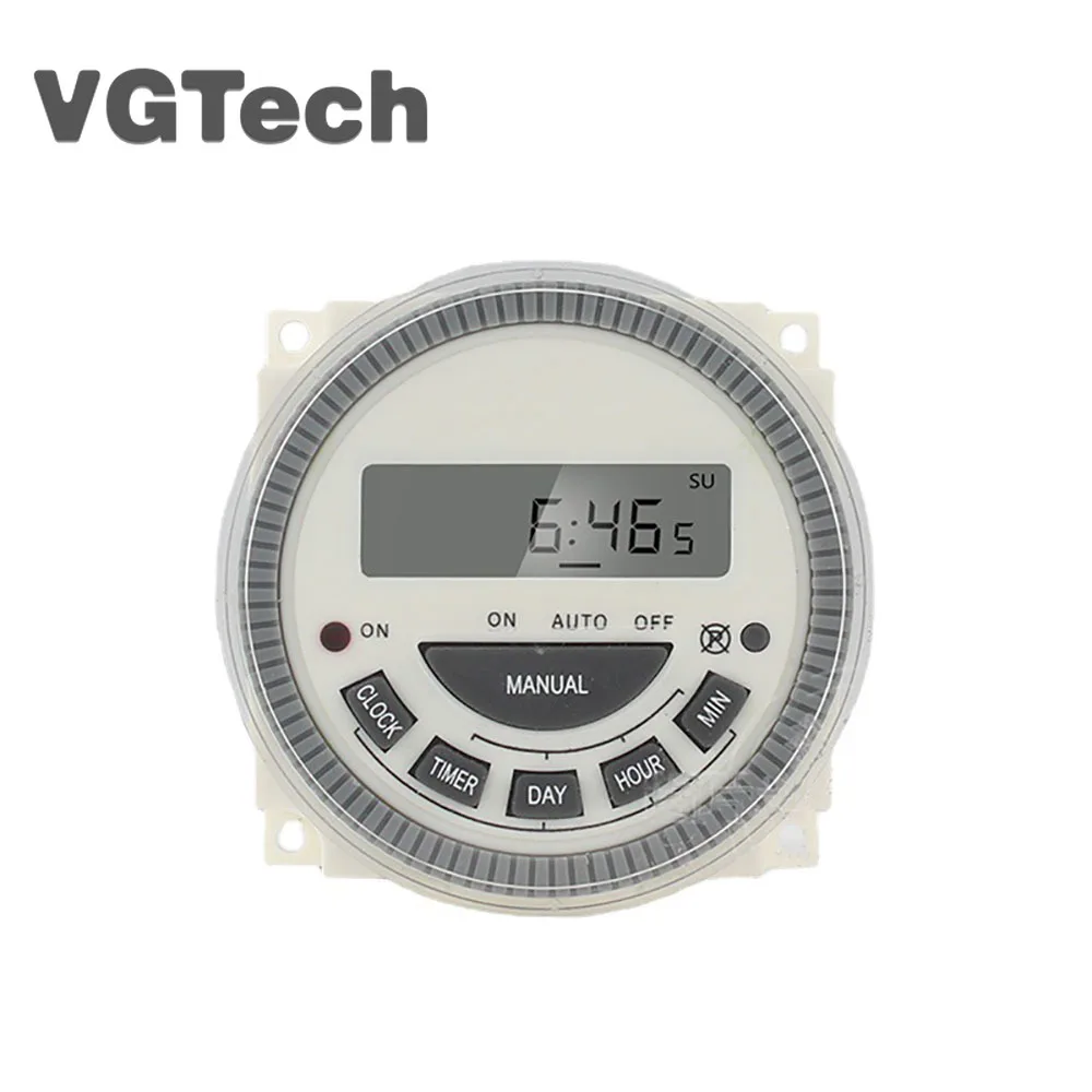 TM619 AC 220V 230V 240V Digital LCD Power Timer Programmable Time Switch Relay with UL listed relay 16A, easy wiring.
TM619 AC 220V 230V 240V Digital LCD Power Timer Programmable Time Switch Relay with UL listed relay 16A, easy wiring.