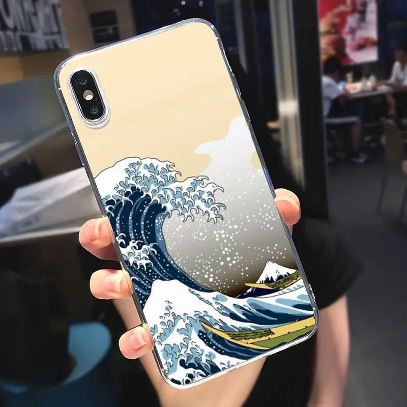 The Big Wave of kanagawa Phone Case Transparent for iPhone 6 7 8 11 12 s mini pro X XS XR MAX Plus
The Big Wave of kanagawa Phone Case Transparent for iPhone 6 7 8 11 12 s mini pro X XS XR MAX Plus