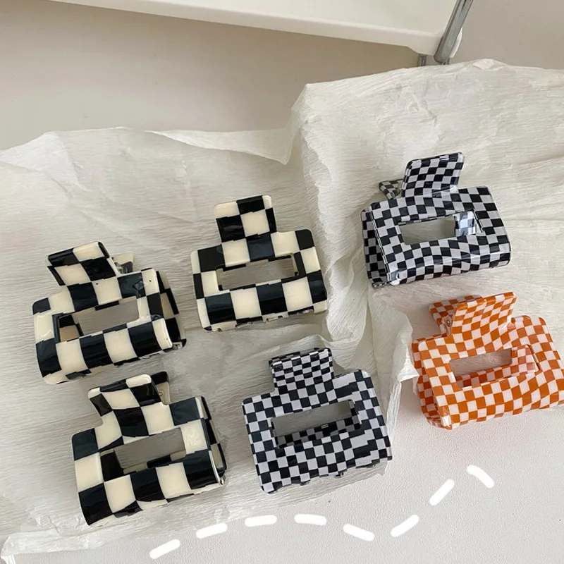 Mutiple Geometric Acetate Hair Claws Large Size Square Hair Crabs Clip Lattice Hair Clamps For Women Hair Accessories Barrettes
Mutiple Geometric Acetate Hair Claws Large Size Square Hair Crabs Clip Lattice Hair Clamps For Women Hair Accessories Barrettes