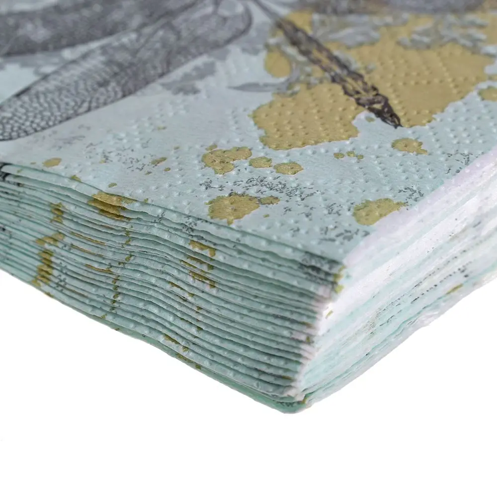 0Pcs/lot printed Feature Dragonfly Butterfly Paper Towel Napkin Tissue For Party Event Supply Home Decoration 33cm*33cm
0Pcs/lot printed Feature Dragonfly Butterfly Paper Towel Napkin Tissue For Party Event Supply Home Decoration 33cm*33cm