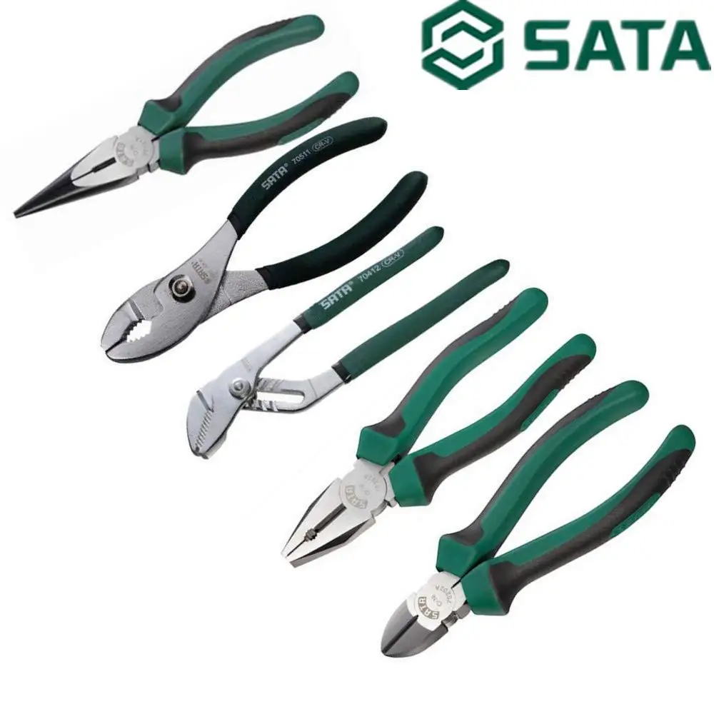Плоскогубцы SATA W70101A, набор из 5 щипцов высокой плотности, хромированная отделка, высокая сила сдвига, подходит для нескольких резьбовых винт...
Плоскогубцы SATA W70101A, набор из 5 щипцов высокой плотности, хромированная отделка, высокая сила сдвига, подходит для нескольких резьбовых винт...