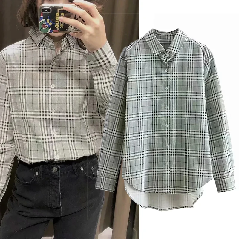 WESAY JESI 2021 Spring Ladies Shirt Fashion Striped Pattern Button Shirt Stand Collar Long Sleeve Casual Temperament Daily Wear
WESAY JESI 2021 Spring Ladies Shirt Fashion Striped Pattern Button Shirt Stand Collar Long Sleeve Casual Temperament Daily Wear