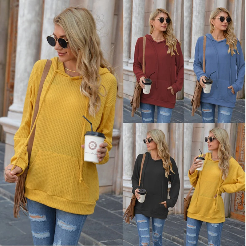Top Women's jacket spring and autumn y2k pure color waffle pocket hoodie harajuku Women's sweaters street bts Women's dress
Top Women's jacket spring and autumn y2k pure color waffle pocket hoodie harajuku Women's sweaters street bts Women's dress