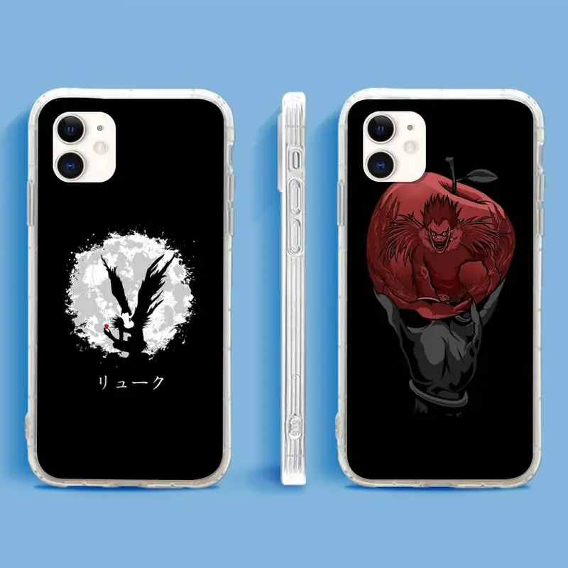 Anime Manga Death Note Ryuk Phone Case For iPhone 13 12 11Pro Max 11 XR XS Max X Mini 8 7 6 SE 2020 Soft Transparent Cover
Anime Manga Death Note Ryuk Phone Case For iPhone 13 12 11Pro Max 11 XR XS Max X Mini 8 7 6 SE 2020 Soft Transparent Cover