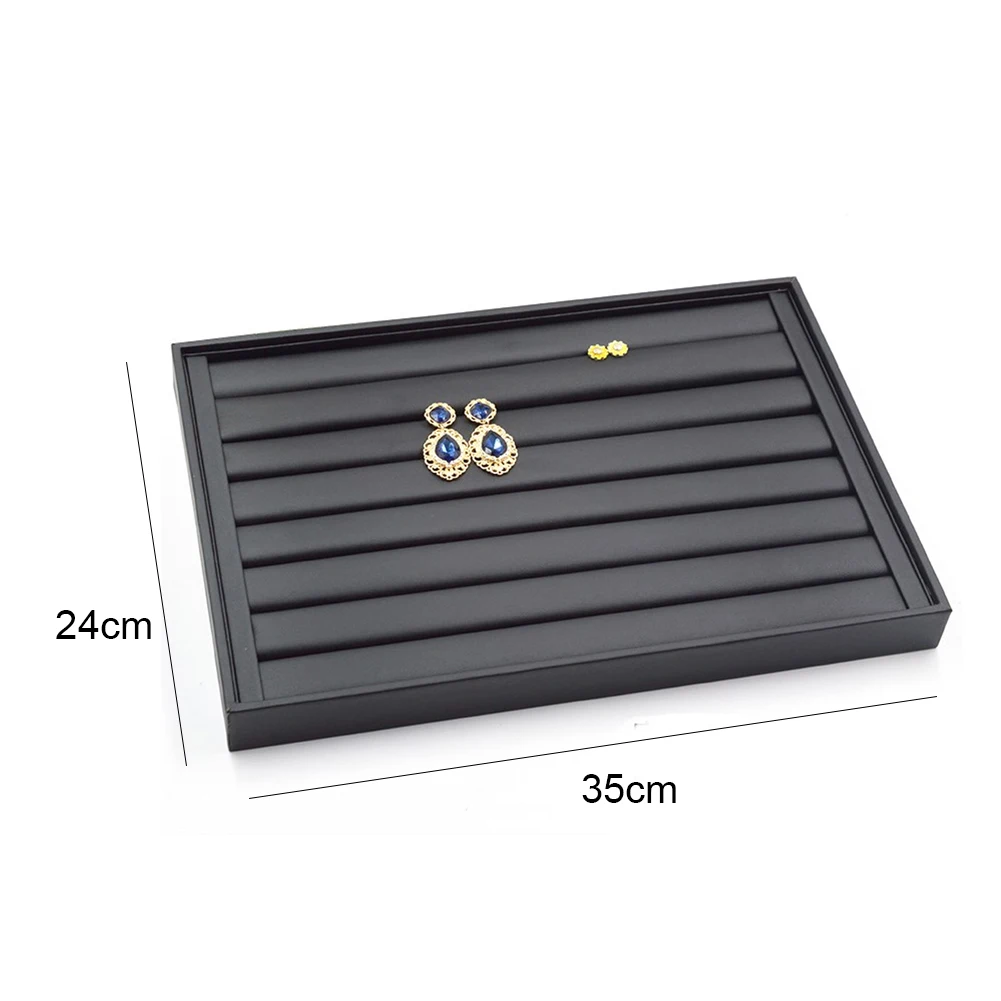 Shop Pendant Display Tray Practical Bracelet Case Ring Earring Home PU Leather Storage Loose Beads Jewellery Organiser Necklace
Shop Pendant Display Tray Practical Bracelet Case Ring Earring Home PU Leather Storage Loose Beads Jewellery Organiser Necklace