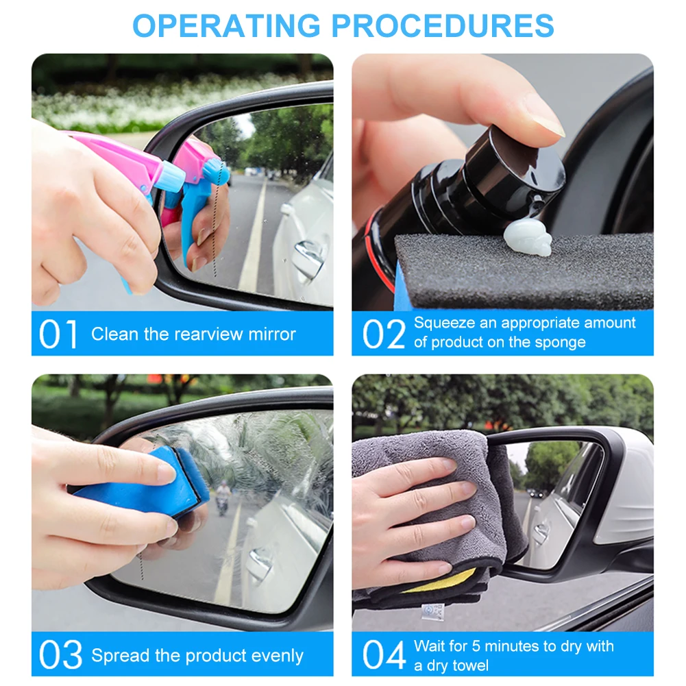 60ml Anti-rain Agent Waterproof Rainproof Super Hydrophobic Rear-View Mirror Window Glass Coating Car Accessories Drop Shipping
60ml Anti-rain Agent Waterproof Rainproof Super Hydrophobic Rear-View Mirror Window Glass Coating Car Accessories Drop Shipping