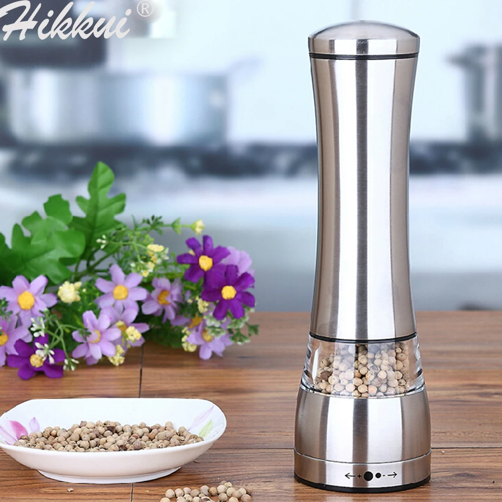 New Stainless Steel Pepper Grinder Manual Mill for Salt Pepper Rice Herbs Spice Creative Ceramic burr Mills for Kitchen Cooking
New Stainless Steel Pepper Grinder Manual Mill for Salt Pepper Rice Herbs Spice Creative Ceramic burr Mills for Kitchen Cooking